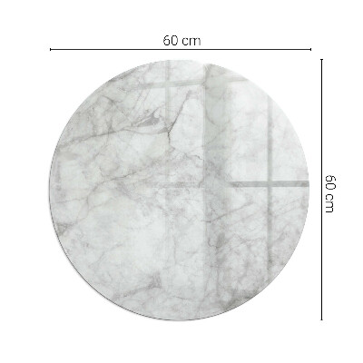 Placa protectora suelo estufa redonda Patrón de textura de mármol