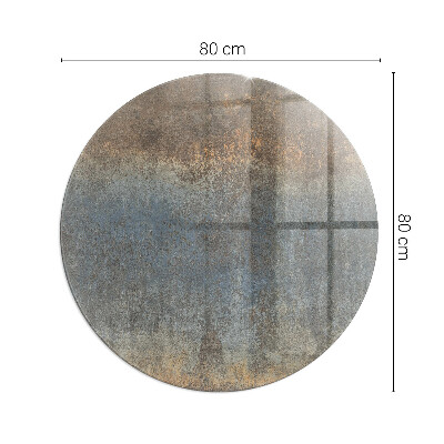 Placa protectora suelo estufa redonda Patrón de textura abstracta