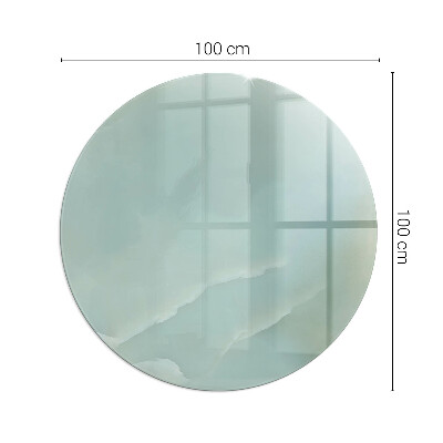 Placa protectora suelo estufa redonda Delicado patrón de mármol