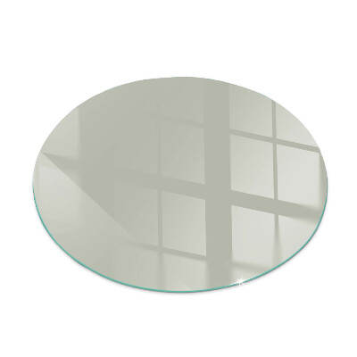 Placa protectora suelo estufa redonda Color Gris-verde