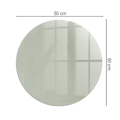 Placa protectora suelo estufa redonda Color Gris-verde