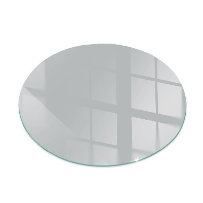 Placa protectora suelo estufa redonda Color Gris claro