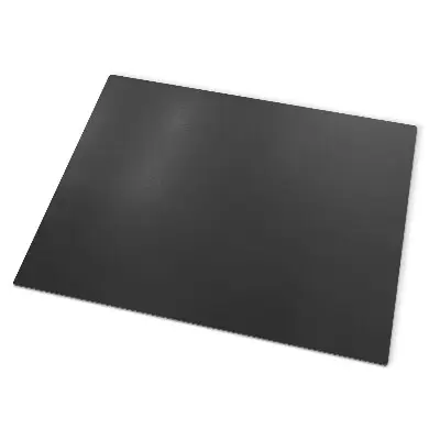 Protector de suelo rectangular para estufas de chapa metálica en color negro