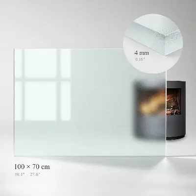 Protector de suelo para estufa rectangular y semitransparente