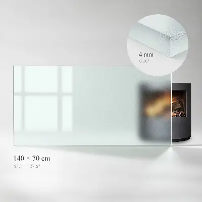 Protector de suelo para estufa rectangular y semitransparente