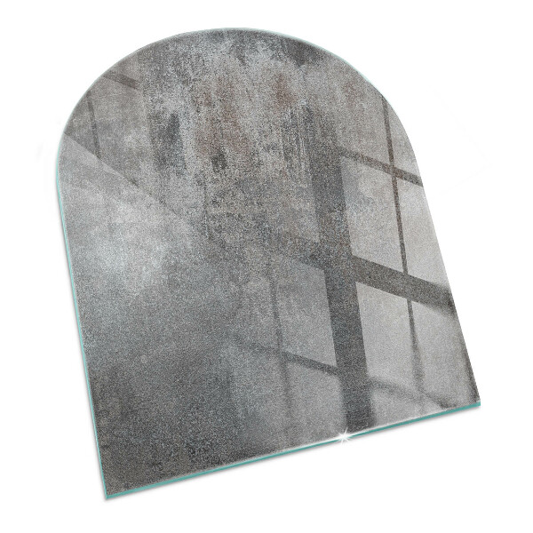 Placa protectora suelo estufa semi-ovalada Textura de superficie cruda