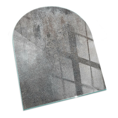 Placa protectora suelo estufa semi-ovalada Textura de superficie cruda