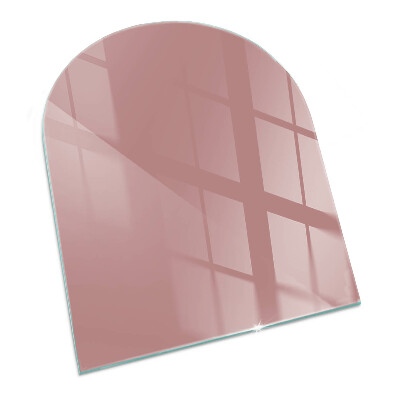 Placa protectora suelo estufa semi-ovalada Color rosa