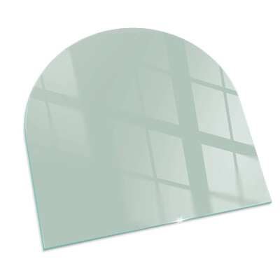 Placa protectora suelo estufa semi-ovalada Color verde claro
