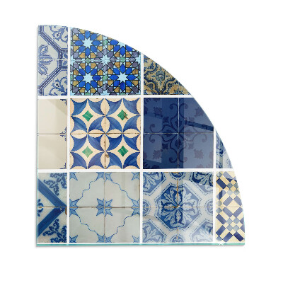 Placa de protección para estufa quarter Patrones de azulejos de cerámica