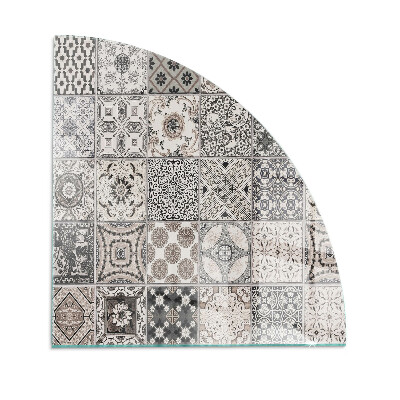Protector de suelo para estufa quarter Patrones de azulejos decorativos