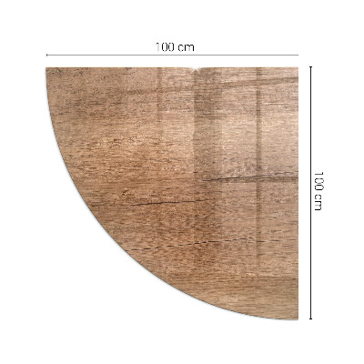 Protector de suelo para estufa quarter Patrón de madera natural