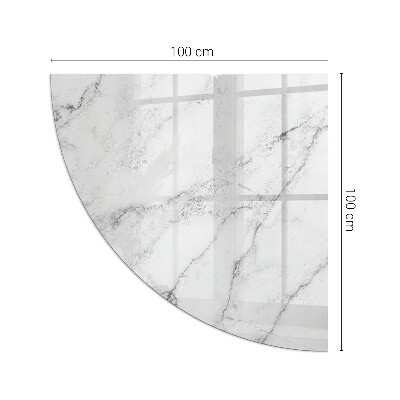 Placa de protección para estufa quarter Patrón de mármol veteado