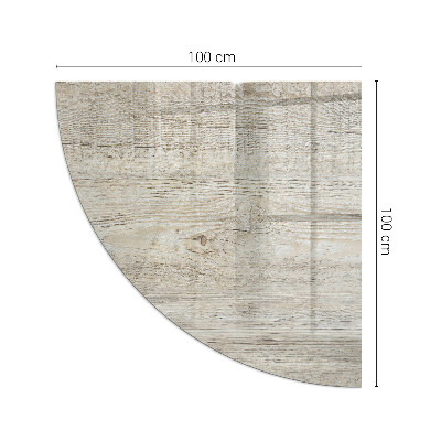 Protector de suelo para estufa quarter Textura de madera clara