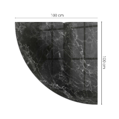 Placa de protección para estufa quarter Elegante patrón de mármol