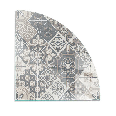 Placa de protección para estufa quarter Patrón de mosaico decorativo