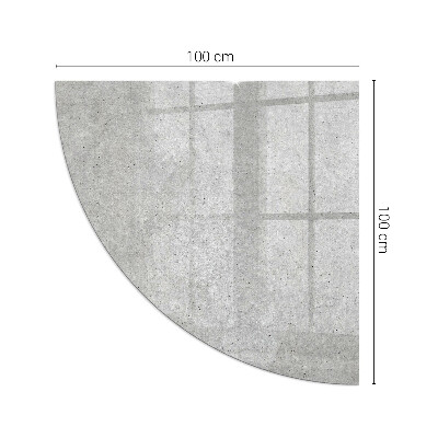 Protector de suelo para estufa quarter Textura de hormigón crudo