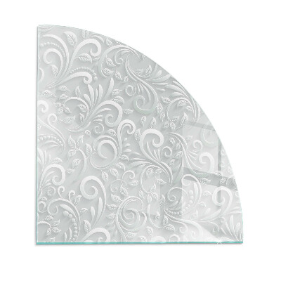 Protector de suelo para estufa quarter Elegante patrón de planta