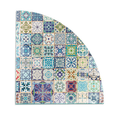Placa de protección para estufa quarter Patrones de mosaico en azulejos