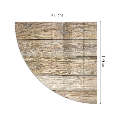 Protector de suelo para estufa quarter Tablones de madera natural