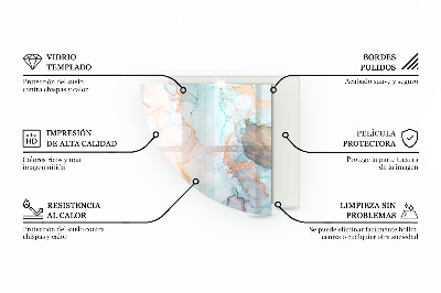 Protector de suelo para estufa quarter Patrón floral con mariposas