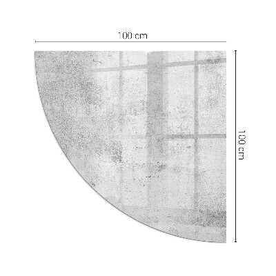 Protector de suelo para estufa quarter Textura de hormigón crudo
