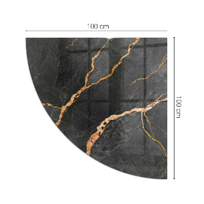 Placa de protección para estufa quarter Mármol elegante con vetas