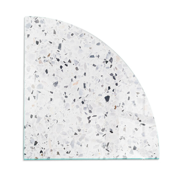 Placa de protección para estufa quarter Patrón de piedra con partículas