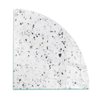 Placa de protección para estufa quarter Patrón de piedra con partículas