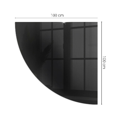Protector de suelo para estufa quarter Color grafito oscuro
