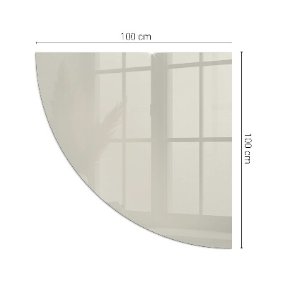 Protector de suelo para estufa quarter Color Crema Claro