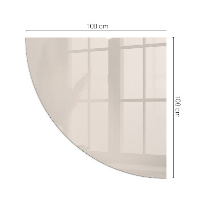 Protector de suelo para estufa quarter Color rosa pálido