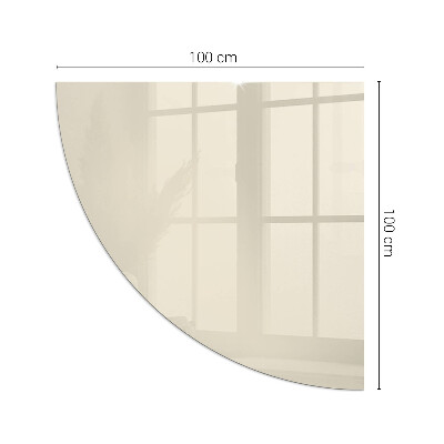Protector de suelo para estufa quarter Color beige