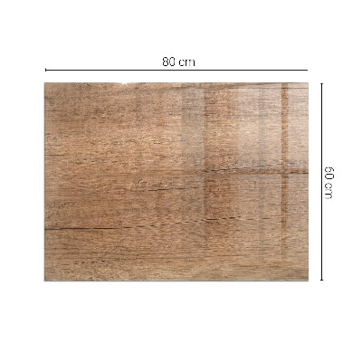 Protector suelo para estufa de leña rectangular Patrón de madera natural