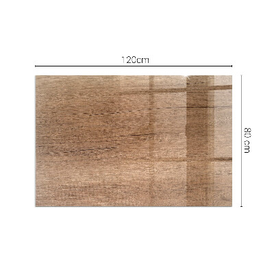 Protector suelo para estufa de leña rectangular Patrón de madera natural