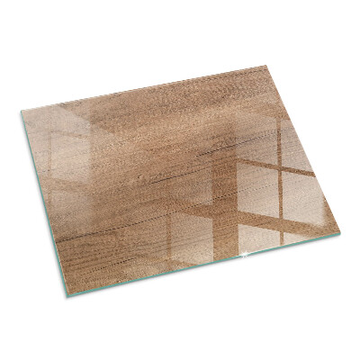 Protector suelo para estufa de leña rectangular Patrón de madera natural