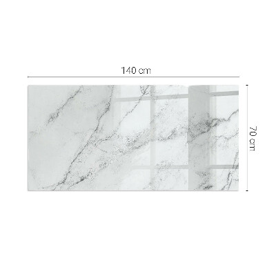 Protector de suelo para estufa rectangular Patrón de mármol veteado