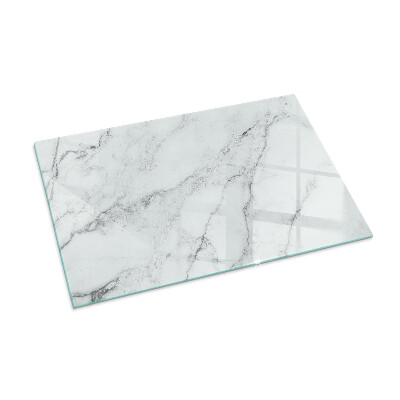 Protector de suelo para estufa rectangular Patrón de mármol veteado