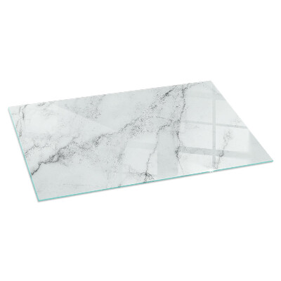 Protector de suelo para estufa rectangular Patrón de mármol veteado