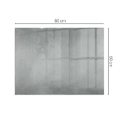 Protector suelo para estufa de leña rectangular Textura de hormigón con efecto