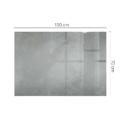 Protector suelo para estufa de leña rectangular Textura de hormigón con efecto