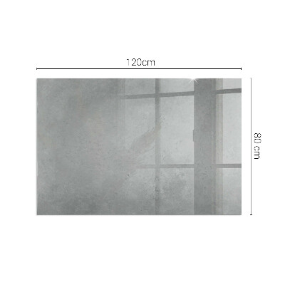 Protector suelo para estufa de leña rectangular Textura de hormigón con efecto