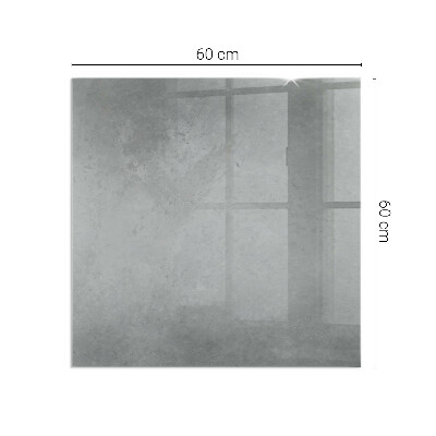 Protector suelo para estufa de leña rectangular Textura de hormigón con efecto
