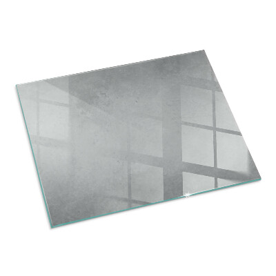 Protector suelo para estufa de leña rectangular Textura de hormigón con efecto