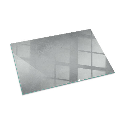 Protector suelo para estufa de leña rectangular Textura de hormigón con efecto
