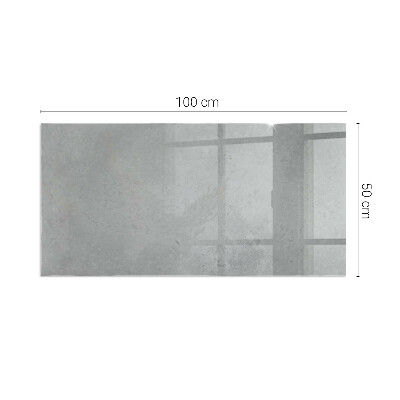 Protector suelo para estufa de leña rectangular Textura de hormigón con efecto