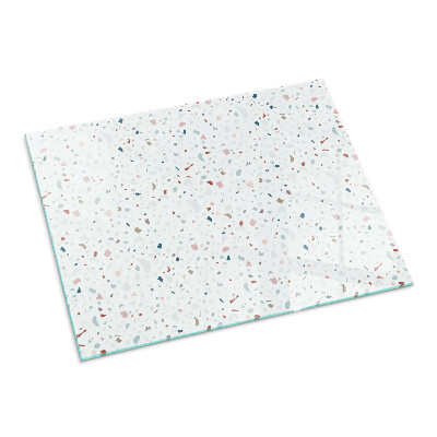 Protector suelo para estufa de leña rectangular Patrón con formas pequeñas