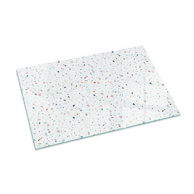 Protector suelo para estufa de leña rectangular Patrón con formas pequeñas