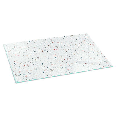 Protector suelo para estufa de leña rectangular Patrón con formas pequeñas