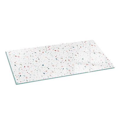 Protector suelo para estufa de leña rectangular Patrón con formas pequeñas